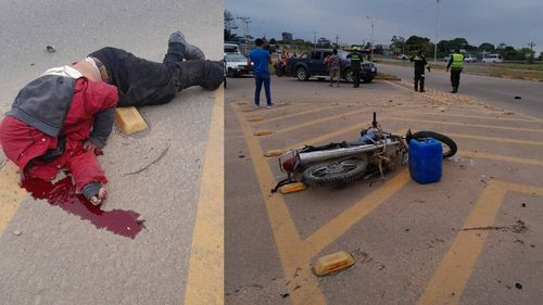 Accidente De Transito en Yapacaní  Deja Un Herido