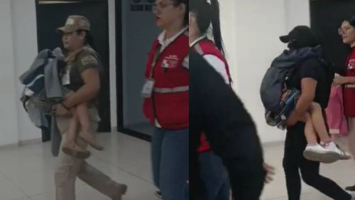 Rescatan a niñas raptadas en Montero: Trasladan al sujeto detenido a Santa Cruz