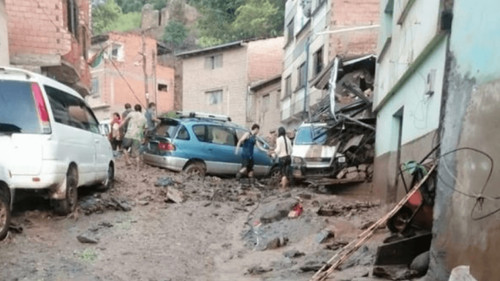 Mazamorra arrasa comunidad Las Mercedes en La Asunta 