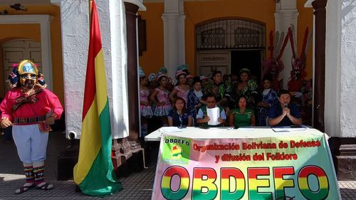 Bolivianos bailarán contra el plagio y en reclamo  a la UNESCO