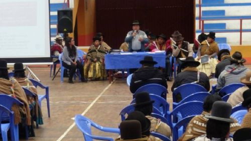 Viceministerio imparte talleres de fortalecimiento de la Justicia Indígena con autoridades de Tiquina y Achocalla