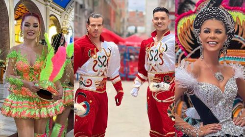 Famosos e Influencers Deslumbran en el Carnaval de Oruro 2024