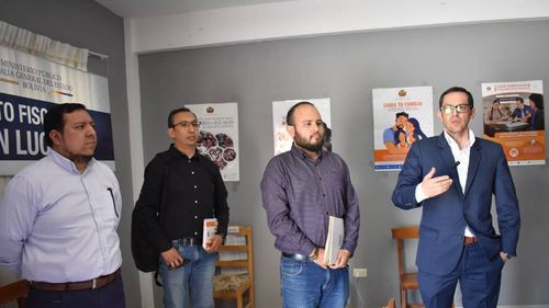 Fiscal Departamental de Chuquisaca realiza inspección en Asientos Fiscales de Los Cintis para garantizar justicia