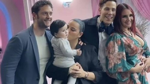 Maite Perroni celebra el bautizo de su hija Lía en compañía de los RBD