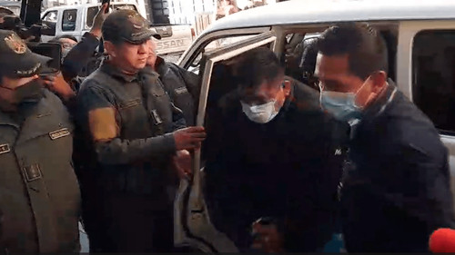 Santos Cruz ingresó a la cárcel de San Pedro