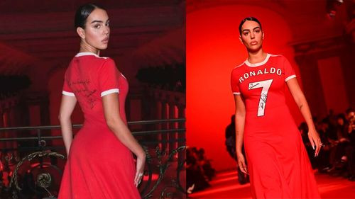 Georgina Rodríguez rinde emotivo homenaje a Cristiano Ronaldo en la Semana de la Moda de París