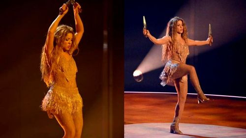 Shakira deslumbra en los MTV Video Music Awards y se lleva el premio &quot;Video Vanguard&quot;