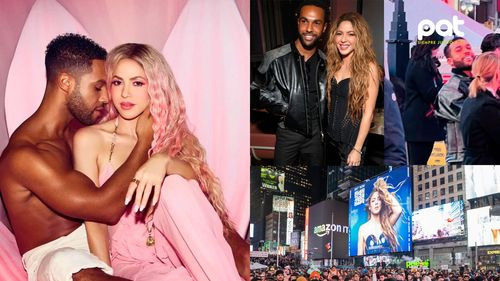 Shakira se va de cena romántica con Lucien tras su explosivo show en Times Square