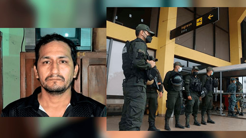 Siancas llega a Santa Cruz con resguardo policial después de 14 días de su secuestro 