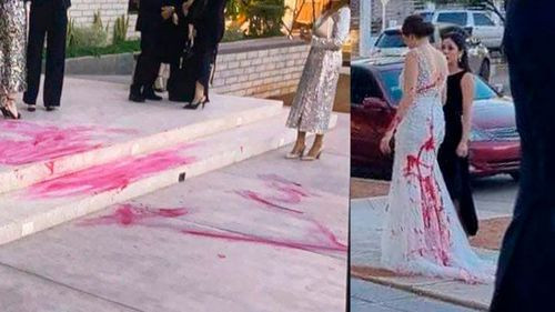 Escándalo en México: Novia Sufre Ataque de Pintura Roja justo antes de su Boda