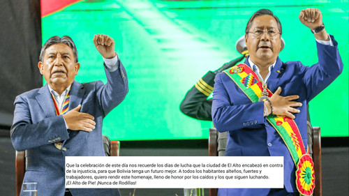 Emotivas palabras de Luis Arce en el 39 Aniversario de El Alto: Un reconocimiento a la lucha y fortaleza alteña