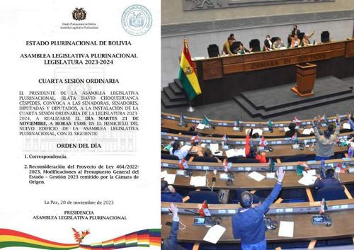 El Legislativo vuelve a tratar la Ley del Presupuesto 2023