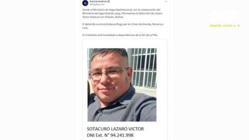 Detenido en Villazón: acusado de triple asesinato en Argentina es de nacionalidad peruana