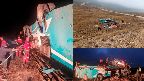 Tragedia en las carreteras: Seis personas mueren y 20 resultan heridas en un accidente de bus en Moco Moco