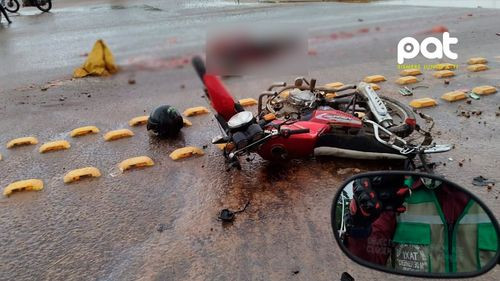 Trágico accidente en Yapacaní: Motociclista fallece en colisión con camión cisterna