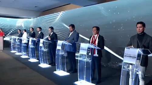 Suspenden segundo debate presidencial por falta de condiciones y ausencias de candidatos 