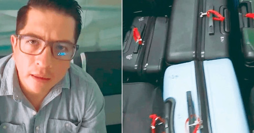 Imagen de Mensajes comprometen a exedecán en caso de las 32 maletas