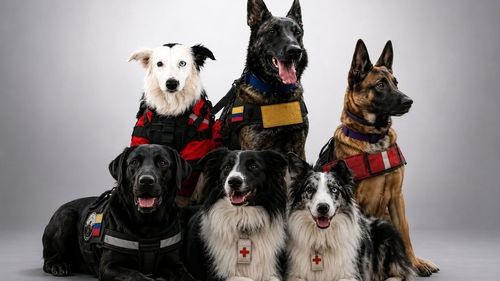 Imagen de Perros rescatistas unen fuerzas para salvar vidas en Venezuela