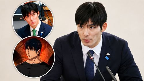 Gobernador japonés se vuelve viral por su parecido con un personaje de anime
