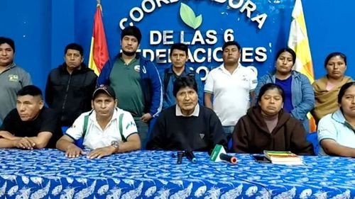 Imagen de Seguidores de Evo Morales declaran pausa en protestas