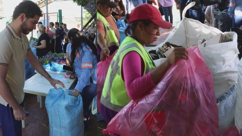 Santa Cruz fortalece el reciclaje con 300 kilos recolectados en el Distrito 2