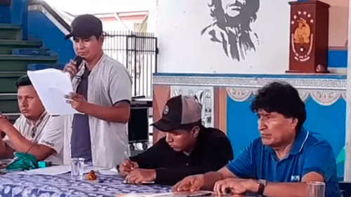 Coordinadora del Trópico dice que Andrónico no es candidato y pide dejar de usar su imagen en gigantografías