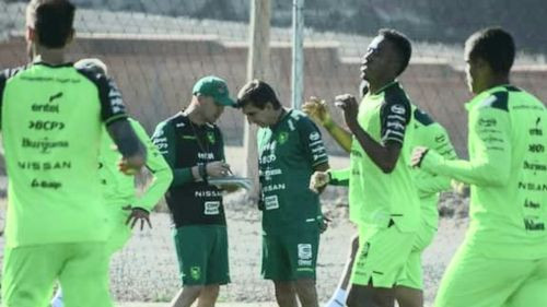 Primer entrenamiento de la Selección Nacional