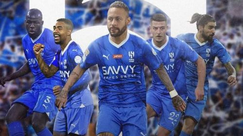 Primer gol de Neymar con la camiseta de Al Hilal