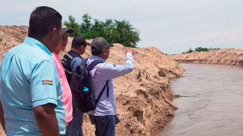 San Carlos recibe canal de encauzamiento del río Surutú