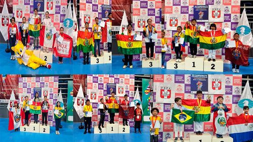 Estudiantes bolivianos triunfan en el XII Campeonato Panamericano escolar de ajedrez