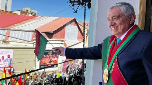 El alcalde de La Paz, Iván Arias, aborda la reconciliación y los proyectos de obras en su discurso