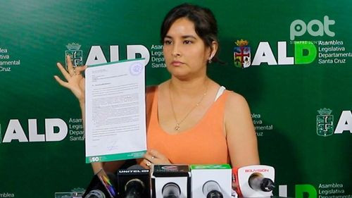 Paola Aguirre, asambleísta de Creemos denuncia intento de golpe institucional en Santa Cruz