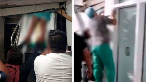 Una niña muere aplastada por un ascensor cuando la trasladaban en una camilla