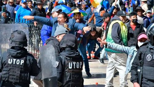 Enfrentaminto  entre camachistas  y evistas  audiencia  TDJ 
