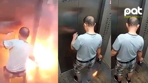 Video viral revela el riesgo de subir baterías de bicicleta al ascensor