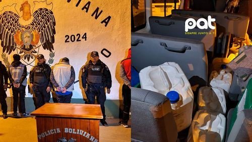  ANH y Policía Boliviana: Operativo contra cargas ilegales de combustible en El Alto
