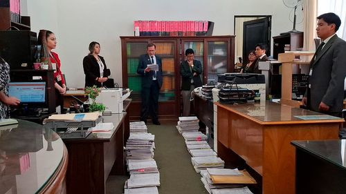 Sala Civil del TSJ concluye gestión 2024 con cero mora procesal tras último sorteo de causas