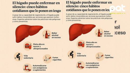 El hígado puede enfermar en silencio: cinco hábitos cotidianos que lo ponen en riesgo