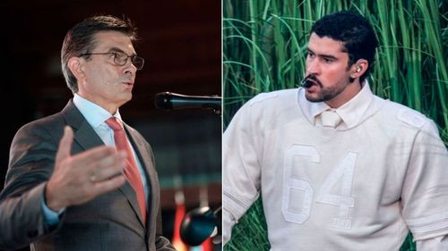 Rodrigo Paz destaca identidad latina en show de Bad Bunny