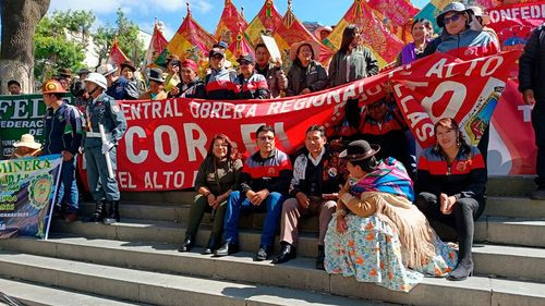 COR de El Alto espera informe de gestión del presidente Arce en Plaza Murillo