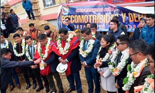 UPEA inicia construcción de edificio para Psicomotricidad y refuerza su ciudadela universitaria