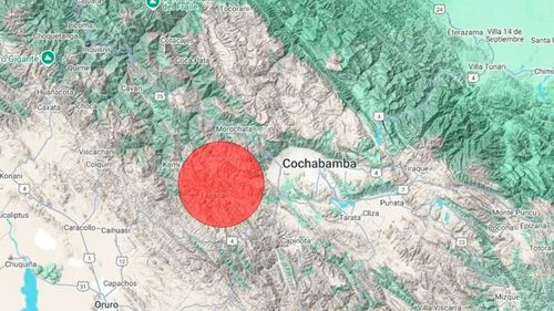 Sismo de magnitud 3.6 sacude la provincia Tapacarí en Cochabamba