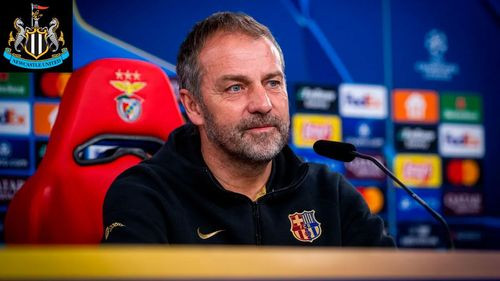 Imagen de Hansi flick confía en el barcelona para el debut en la champions ante newcastle