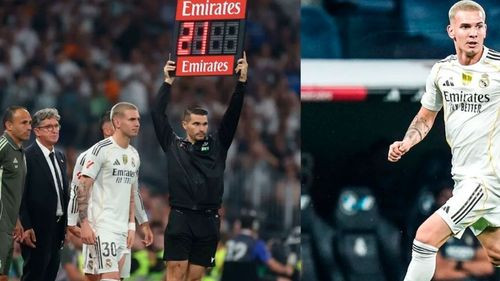 Mastantuono debuta con el Real  Madrid y entra en la historia del club