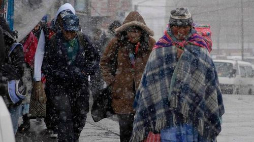 Prevén heladas en valles altos y alertan por vientos en cinco departamentos