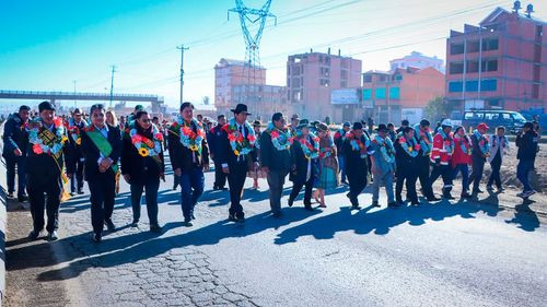 Distrito 8 celebra su XXII aniversario con su población que es la &quot;llave del progreso&quot;