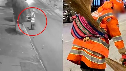 Atropellan a trabajadora de limpieza en Cochabamba y el conductor escapa Atropellan a trabajadora de limpieza en Cochabamba y el conductor escapa