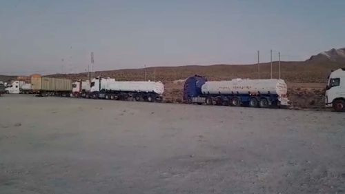  Paro nacional del transporte pesado paraliza Bolivia
