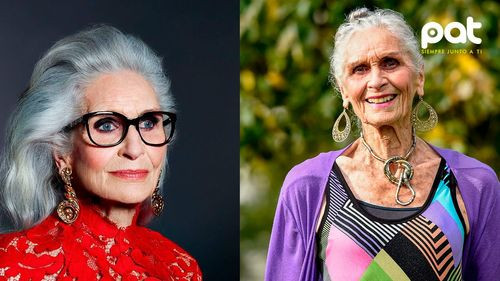 Ni dietas ni cirugías: el estilo de vida saludable de esta modelo a sus 96 años