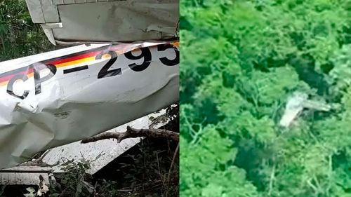Avioneta aterriza de emergencia en Trinidad con dos sobrevivientes